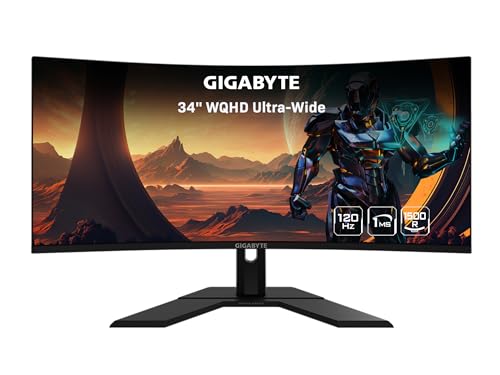 GIGABYTE GS34WQC Curved Gaming Monitor