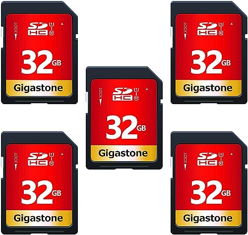 Gigastone 32GB SD Card 5-Pack