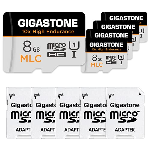 Gigastone Industrial 8GB 5-Pack MLC Micro SD Card