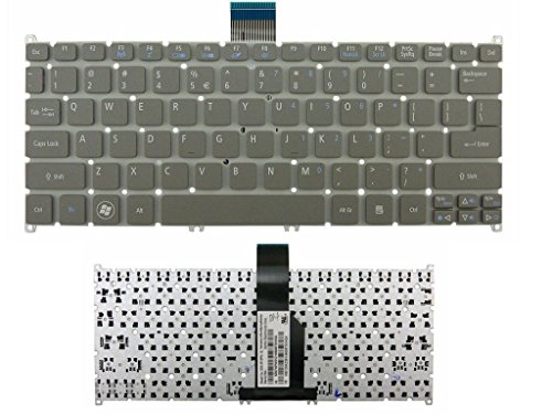 Gray Laptop Keyboard for Acer ultrabook Aspire Series