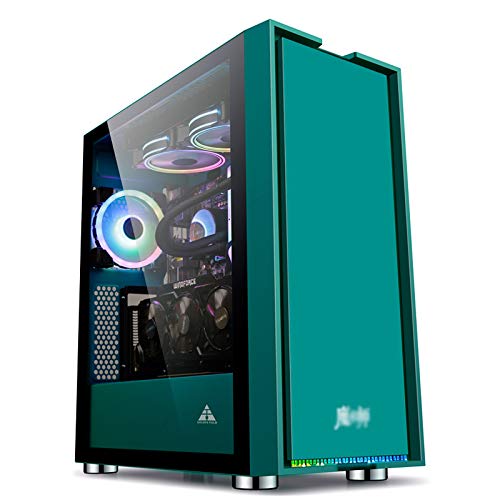 Green Desktop Computer Case