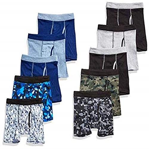 Hanes Boys' Boxer Briefs, 10-Pack - High-Quality and Comfortable Boys' Underwear