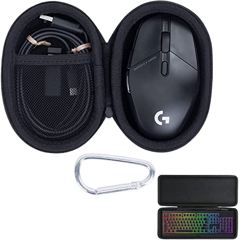 Hard Case for Logitech G303 Mouse + Razer Cynosa Chroma Keyboard