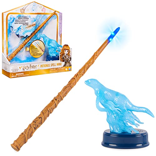 Harry Potter Hermione Granger Patronus Spell Wand with Otter Figure