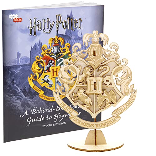 Harry Potter Hogwarts Crest 3D Wood Puzzle & Model Figure Kit