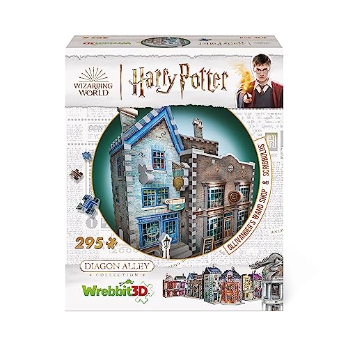 Harry Potter Ollivander's Wand Shop and Scribbulus 3D Puzzle