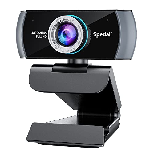 Hd Webcam 1080p with Microphone, USB Webcam for Desktop, Computer, PC，Mac, Laptop Video Conferencing, Recording and Streaming, Plug And Play with Xbox, Zoom, Skype