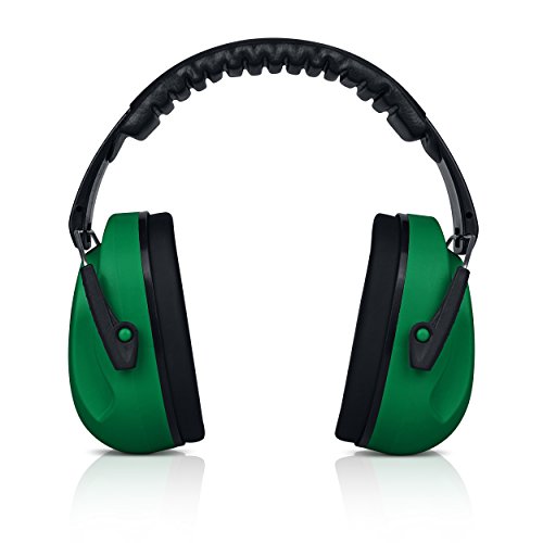 HEARTEK Noise Cancelling Headphones for Kids & Toddlers - Hearing/Ear Protection Dark Green