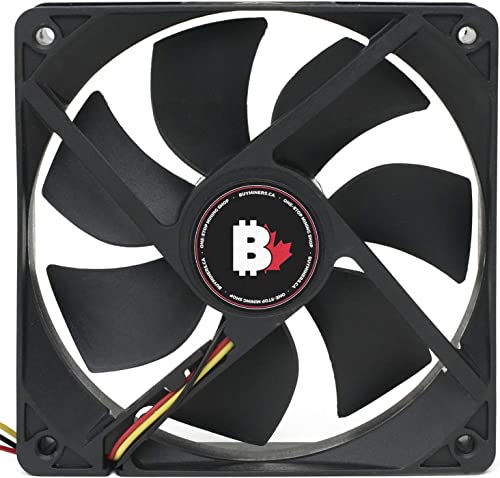 High Airflow PC Case Fan - 120mm 4-Pin 3000RPM Dual Ball Bearing Computer Fan with Thin Blades and PWM Control, Cooling for Desktop CPU (Single)