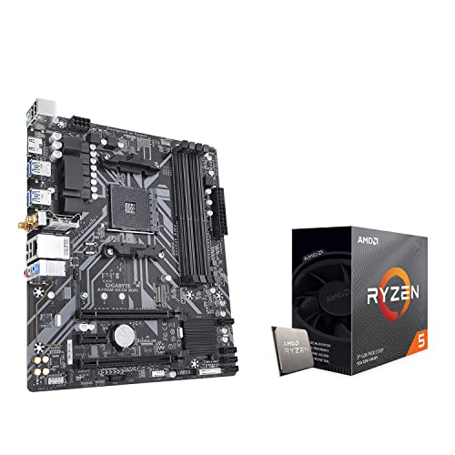 High-Performance Gaming Bundle: AMD Ryzen 5 3600 Processor and GIGABYTE B450M DS3H WiFi MATX Gaming Motherboard