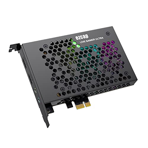 High-Quality Game Capture Card with 4K 30FPS Capture and Latency-Free Streaming