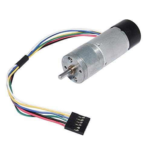 High-Speed 300RPM Gear Motor with Encoder for Arduino and 3D Printers
