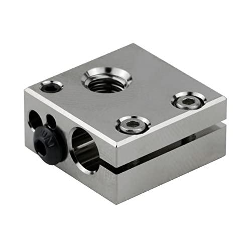 High Temperature Nickel Plated Copper Heater Block for 3D Printer