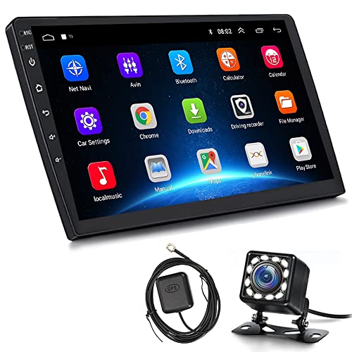 Double Din Android 11 Car Stereo Wireless Apple Carplay Android 2G+32G,  Hikity 9 Inch Touch Screen Car Audio Receiver Bluetooth, GPS Navigation,  WiFi