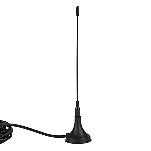 Hilitand TV Antenna, 50 Miles Indoor HD Dual Antenna with IEC Converter, TV Amplified Antenna with Magnetic Base, for ATSC/DVBT/DVB2/ISDB