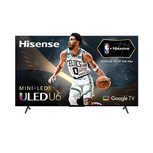 Hisense 65-Inch U6 Series Mini-LED ULED 4K UHD Google Smart TV