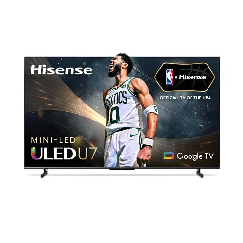 Hisense 75-Inch Class U7 Series Mini-LED ULED 4K UHD Google Smart TV