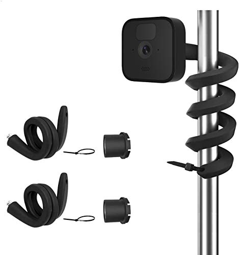 HOLACA Flexible Twist Mount for All-New Blink Outdoor Camera Blink Indoor Blink XT2, No Tools Installation for Your Blink Home Security Camera System(2Pack, Black)