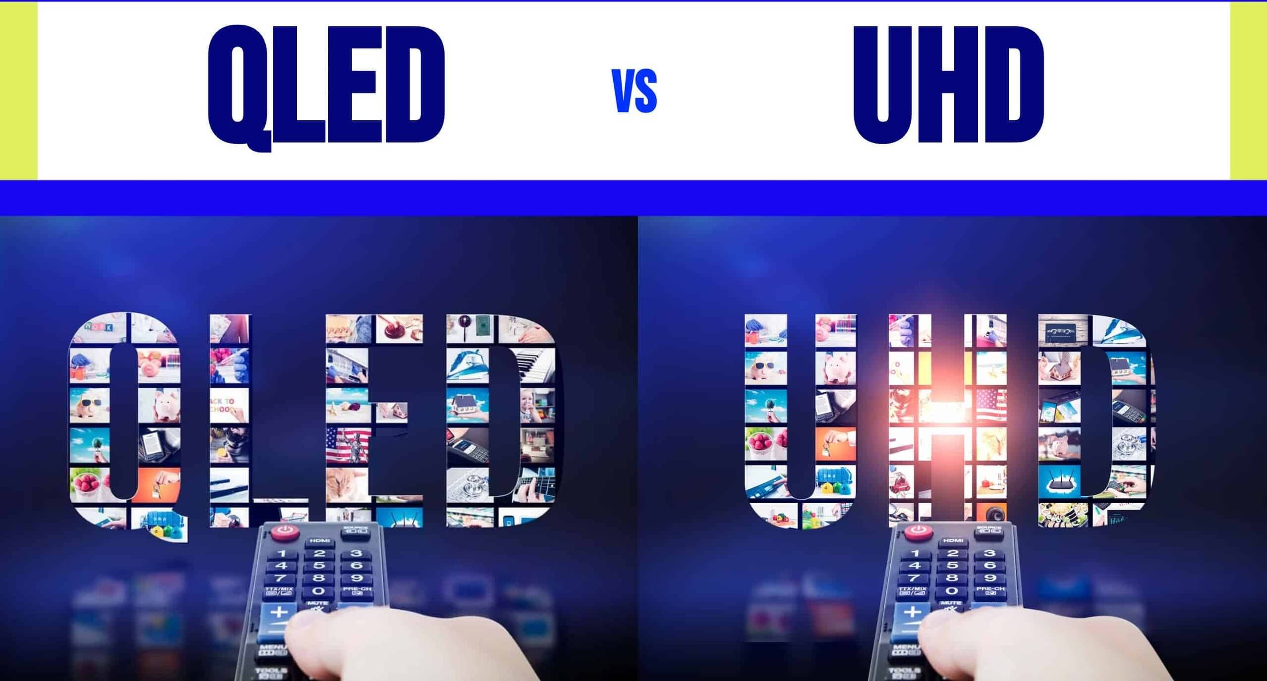How Much Difference Between A UHD TV And A QLED TV