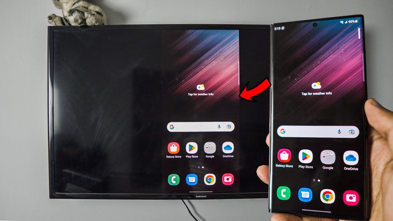 How To Cast Samsung Galaxy Note 8 Browser Videos To LG OLED TV