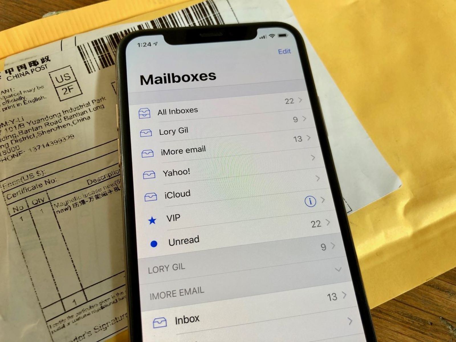 how to change email address on iphone app store