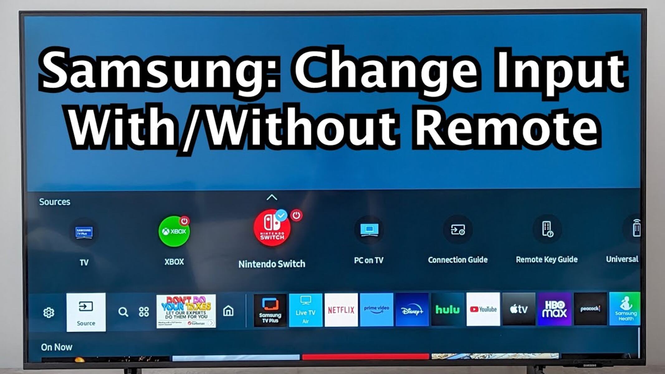 How To Change Input On Samsung QLED TV
