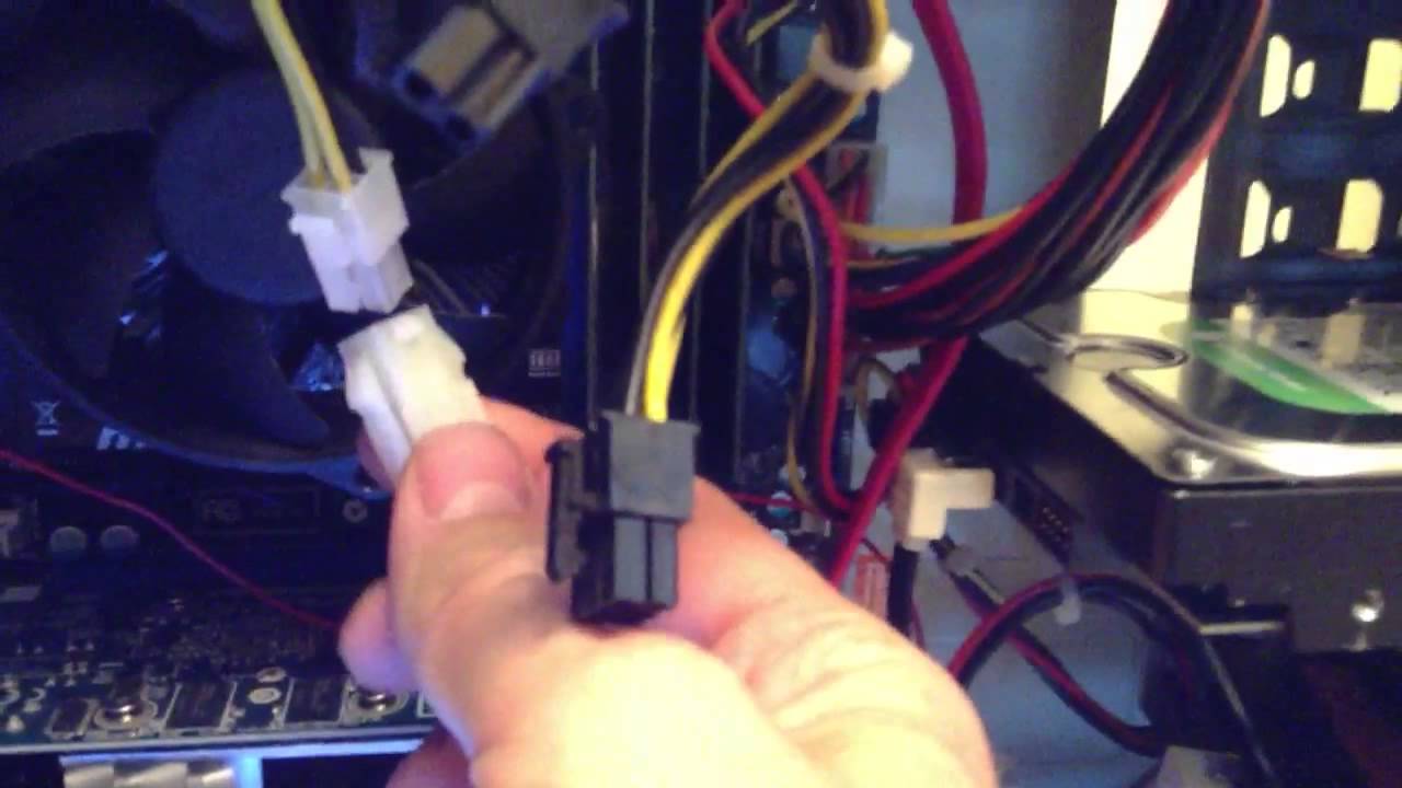 How To Connect 4 Pin PSU To 8 Pin Motherboard