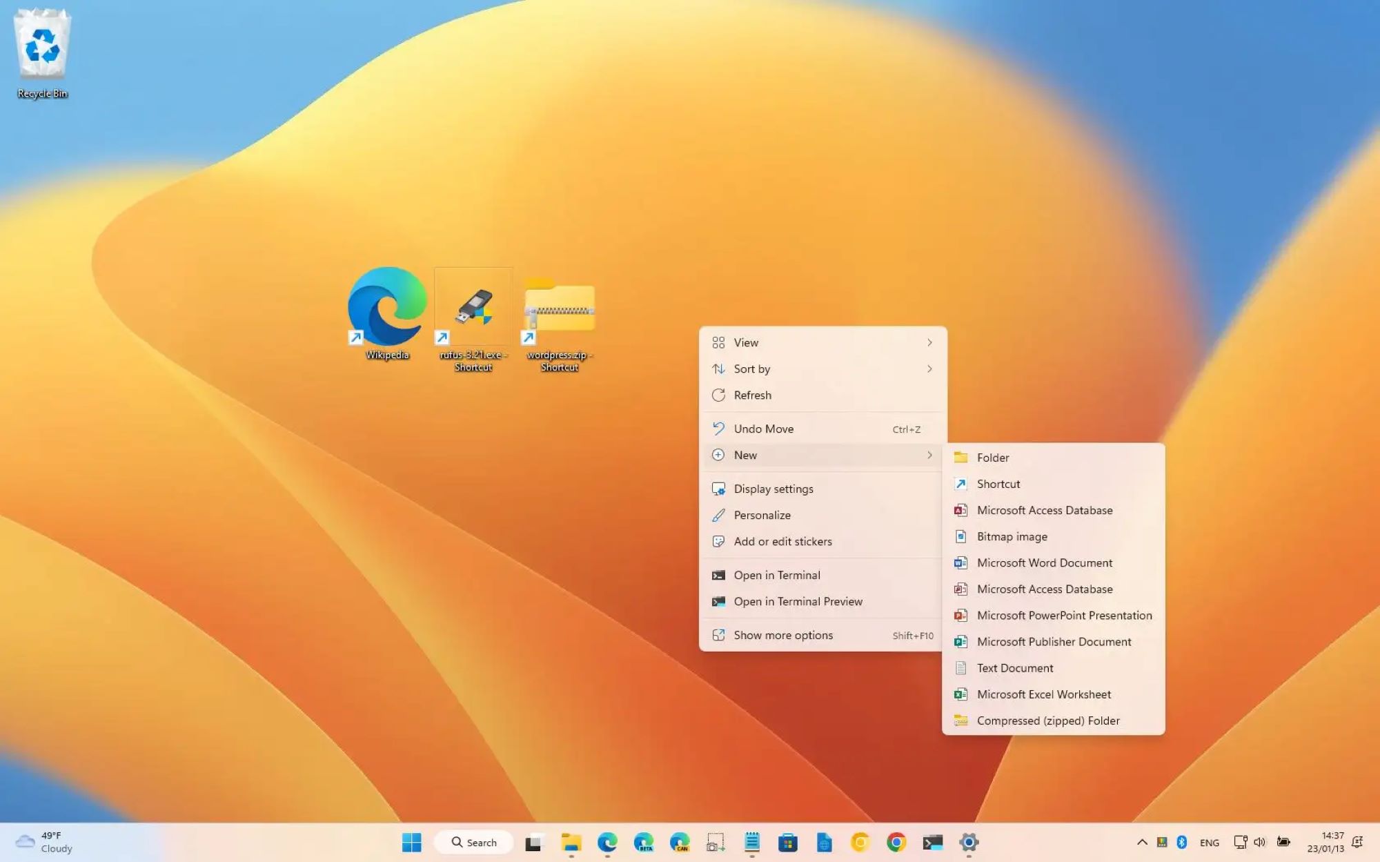 how-to-create-a-desktop-shortcut-on-windows-11