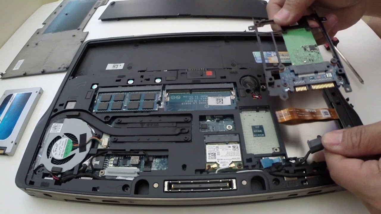 How To Format A New SATA Solid State Drive With An Old MSATA Card In Dell Latitude E7440
