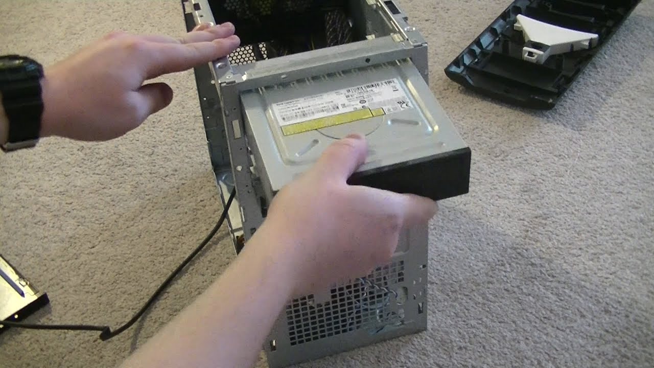 how-to-install-a-cd-drive-into-a-pc-case