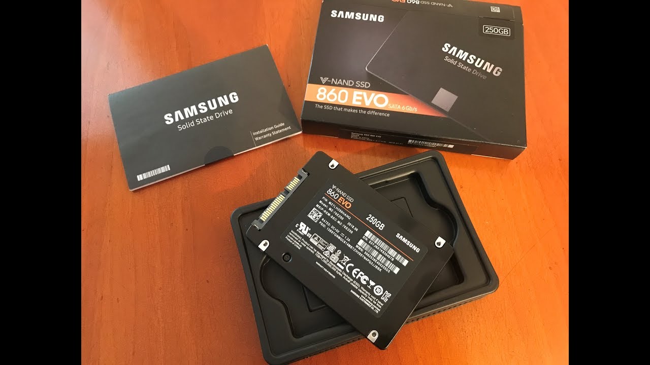 How To Install A Samsung 860 EVO 250GB 2.5 Solid State Drive