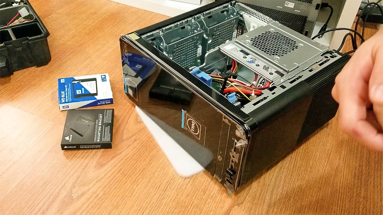 How To Install A SATA Solid State Drive In A Dell XPS 8700