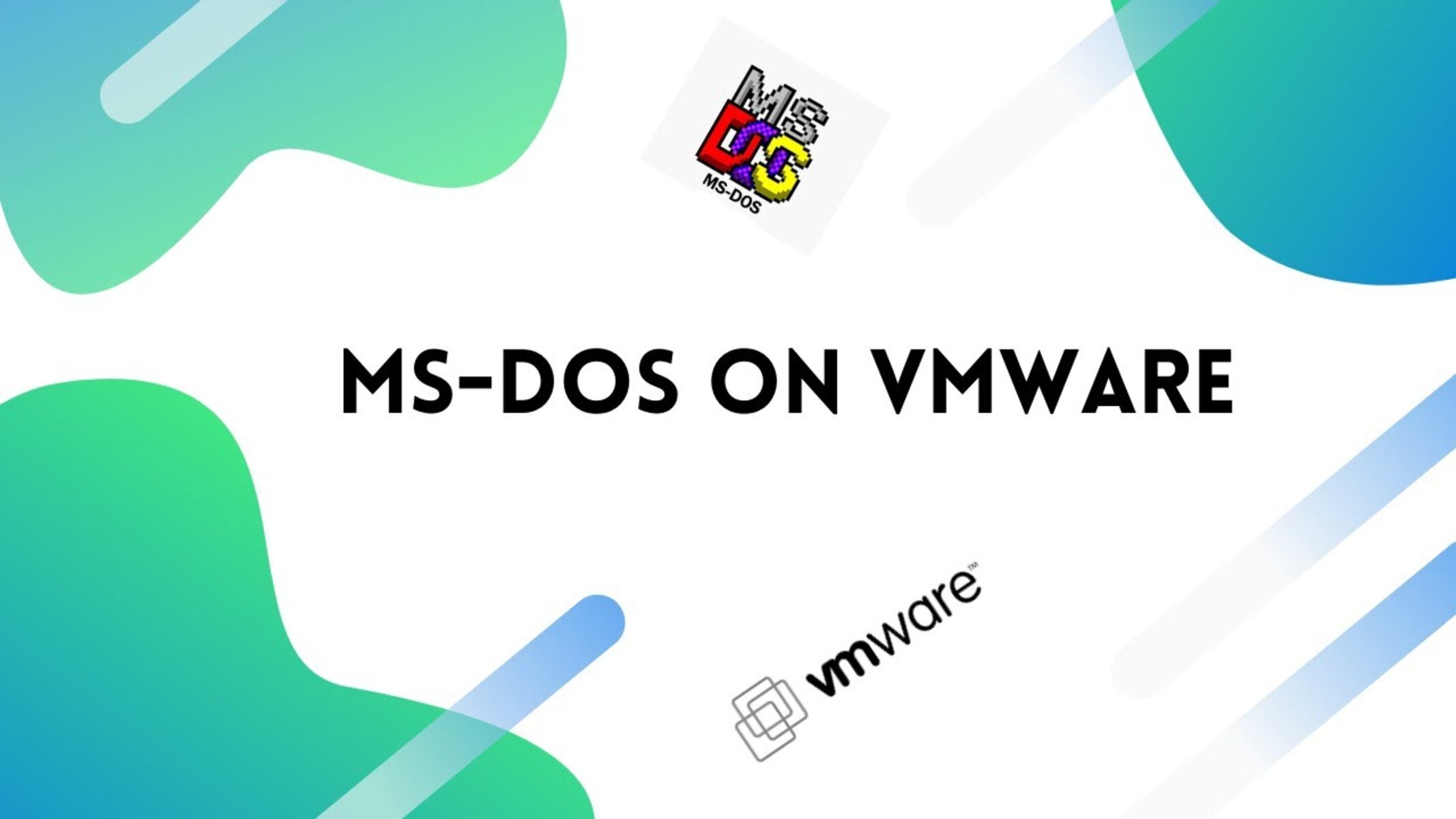 How To Install MS-DOS 6.22 On VMware Workstation
