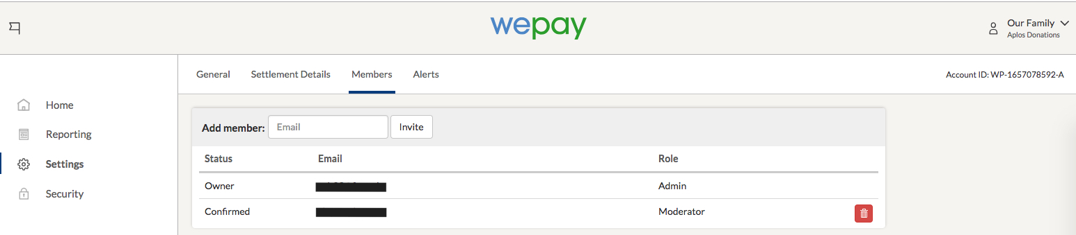 How To Make Someone The Admin On WePay