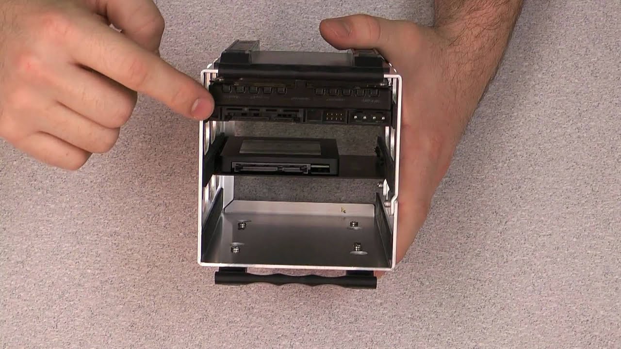 How To Mount An SSD In A Corsair Mounting Bracket For Dual Solid State Drives
