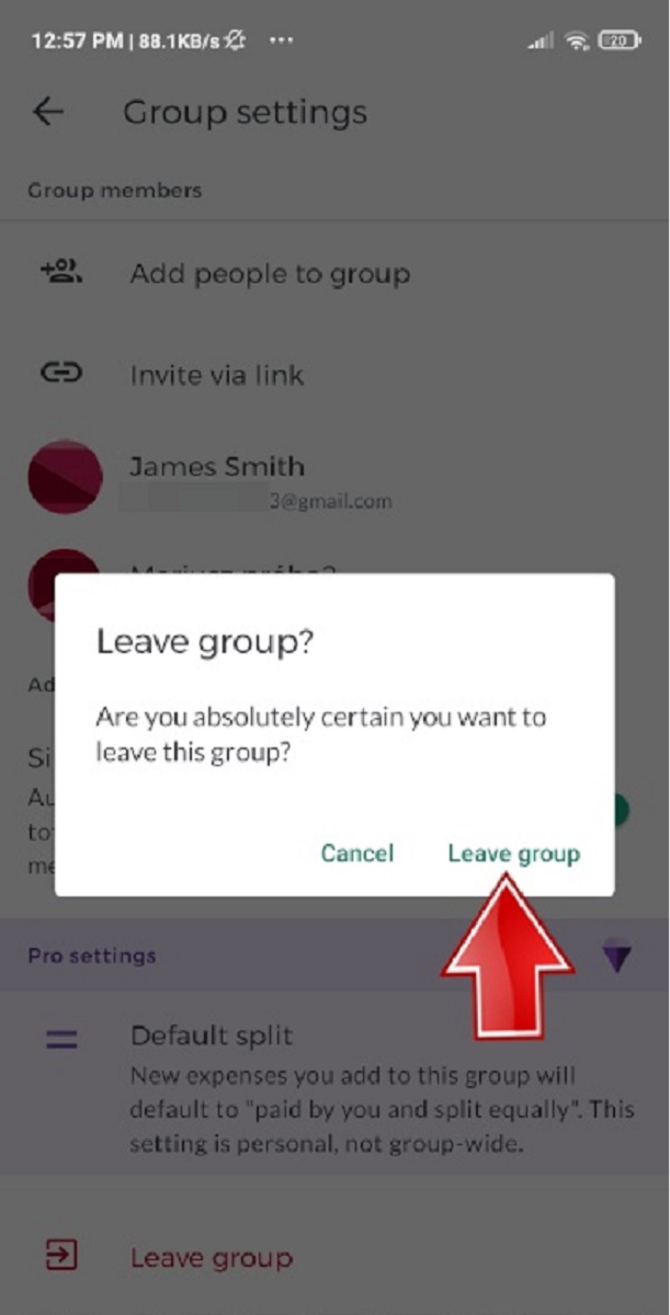 How To Opt Out Of A Group In Splitwise