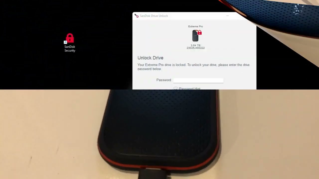 How To Password Protect SanDisk Extreme Portable SSD On Mac