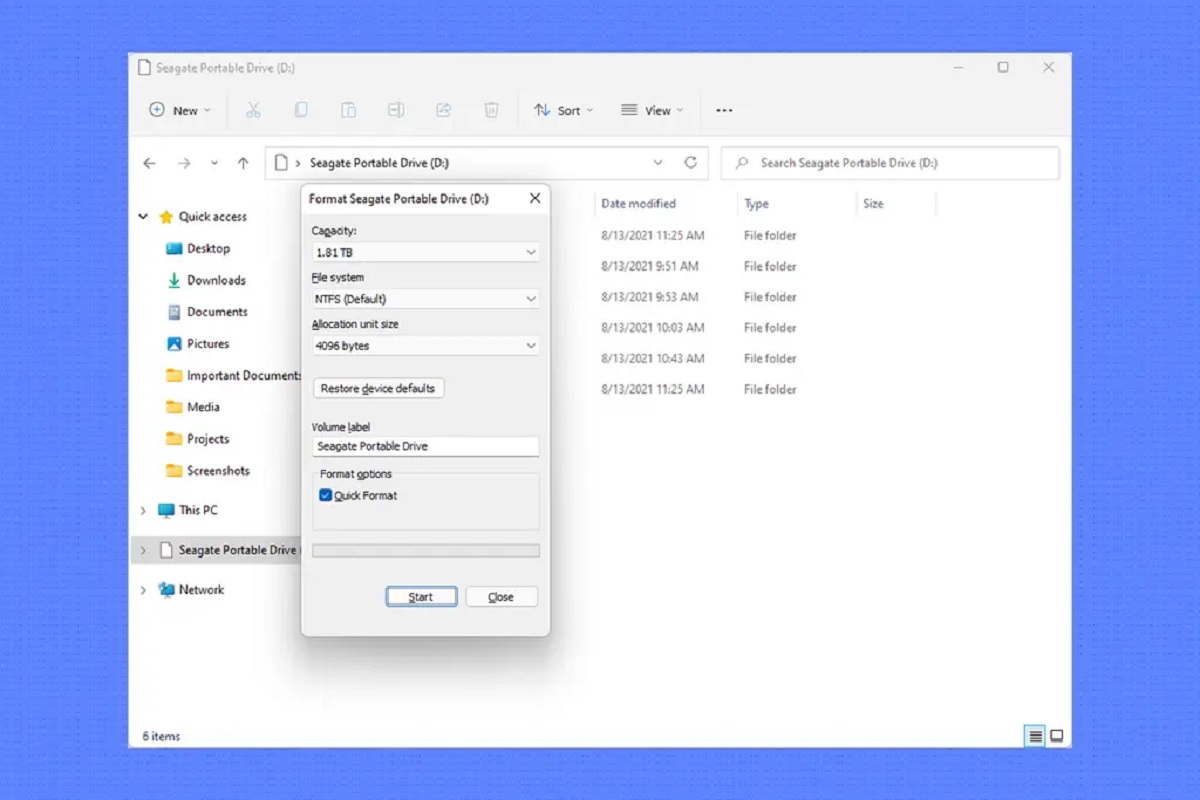 How To Reformat A Solid State Drive In Windows 10
