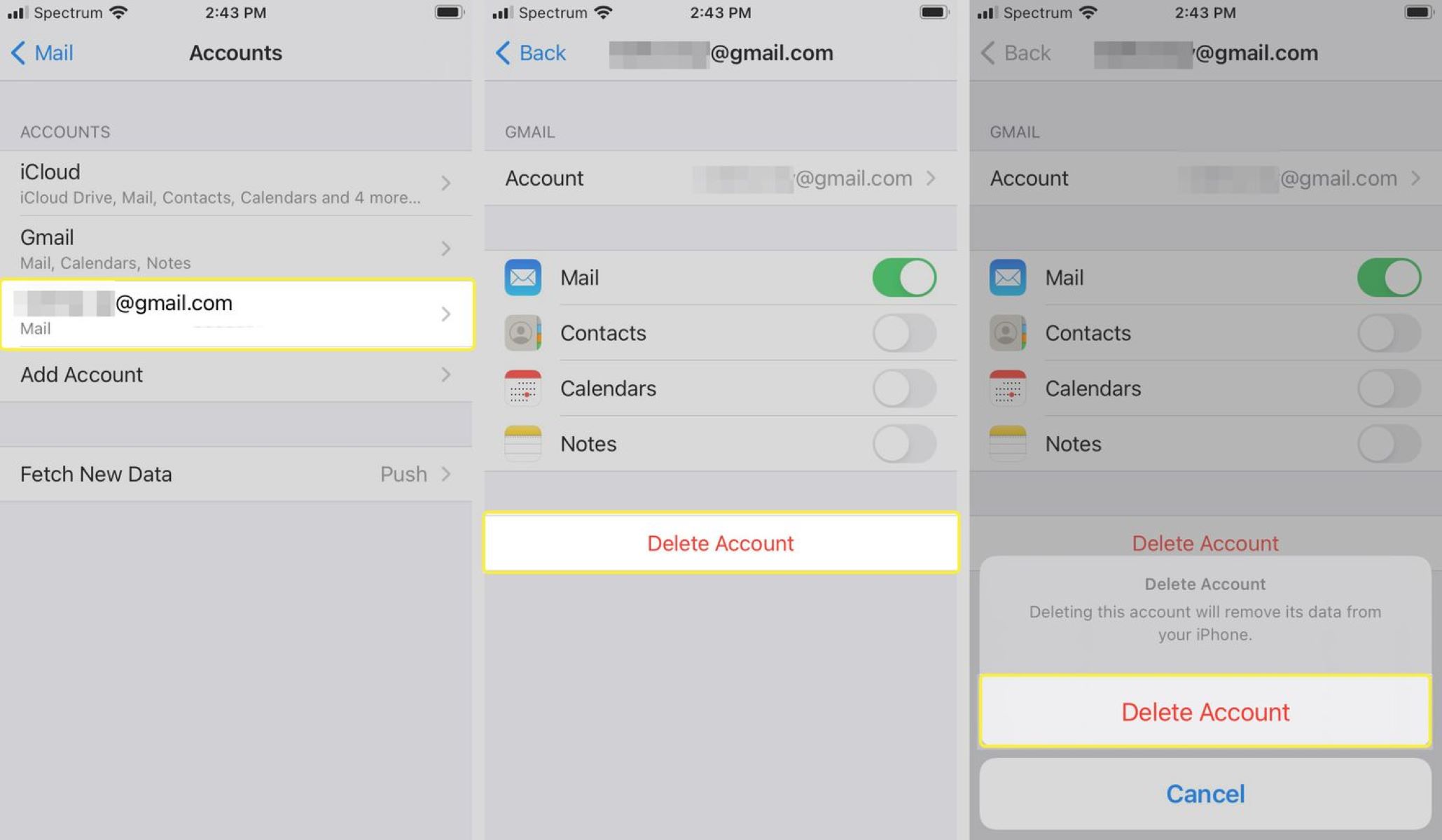 How To Remove An Email Account From iPhone