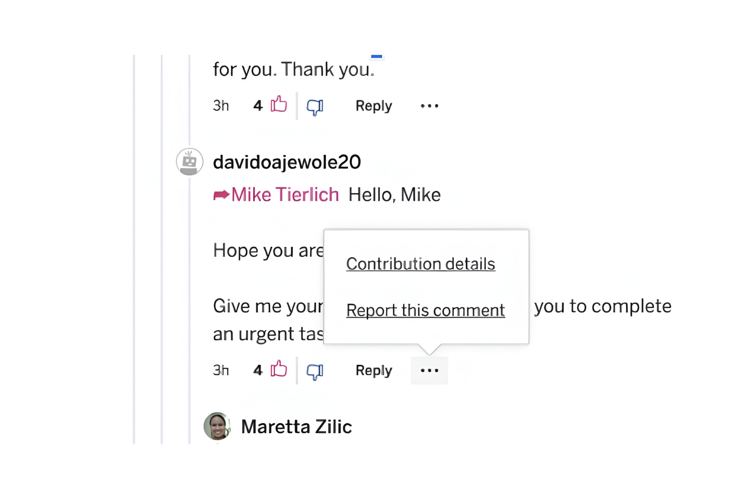How To Revise A Comment On Indiegogo