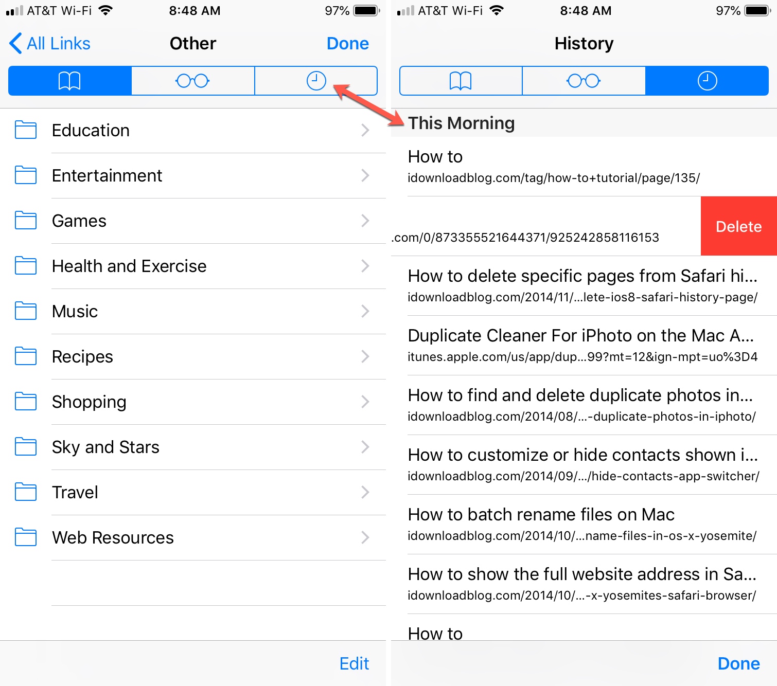 How To See Browser History On iPhone