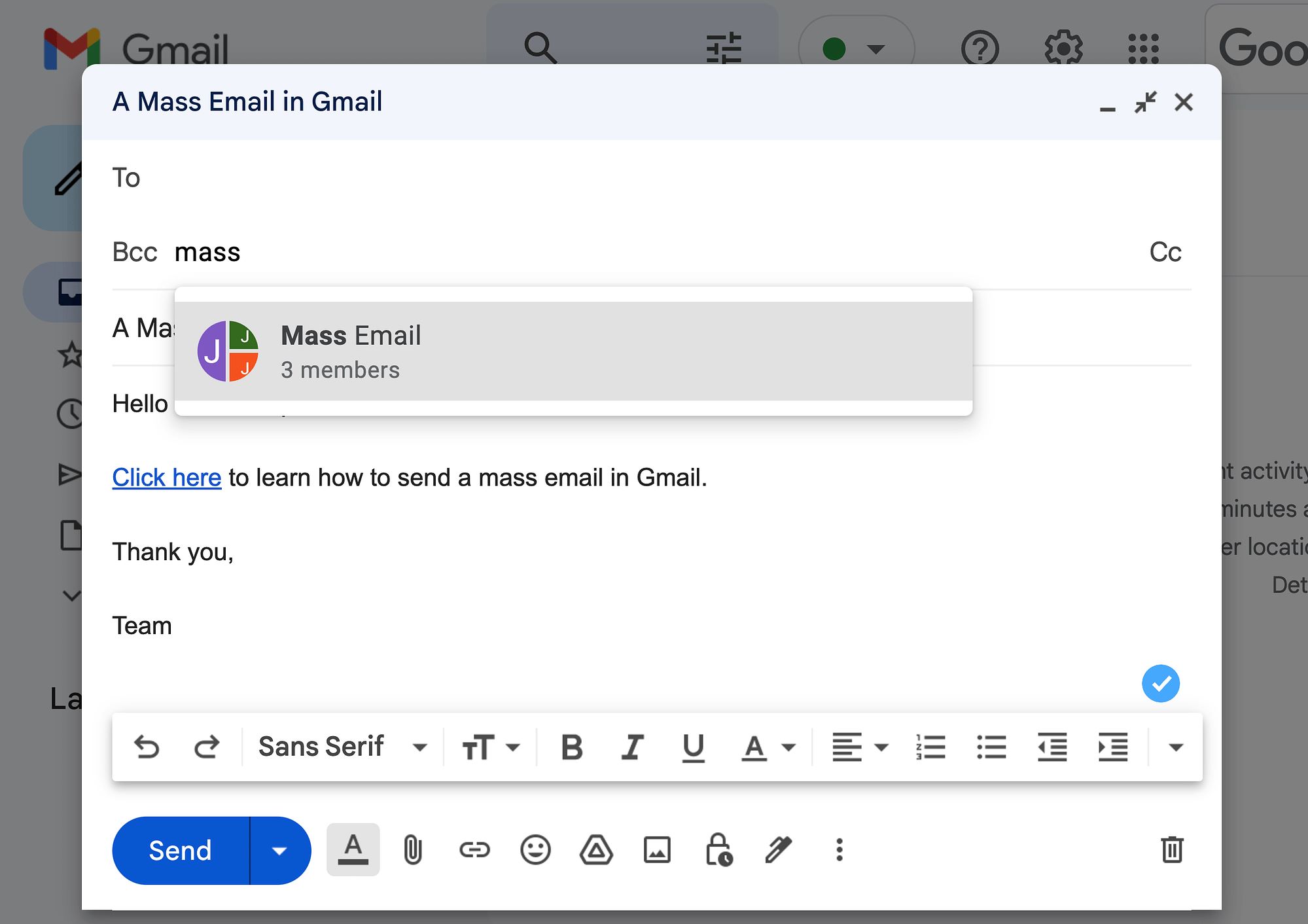 How To Send Mass Email On Gmail