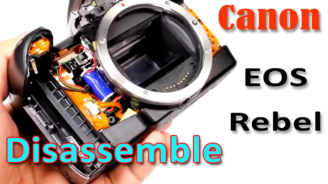 How To Take Apart A Digital SLR Camera