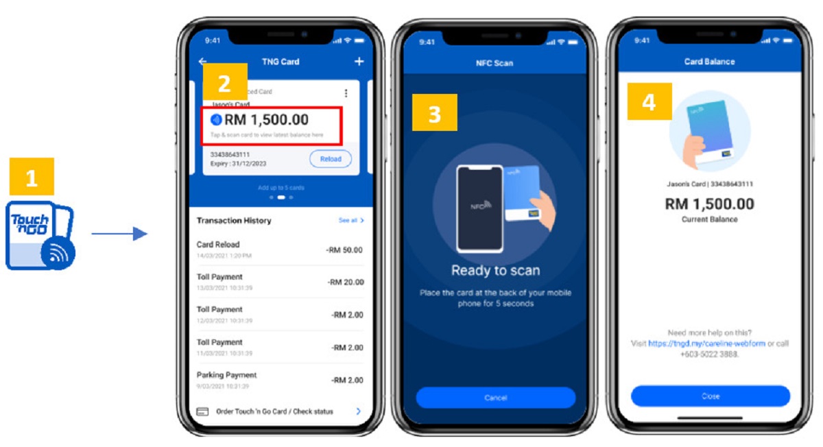 How To Transfer Touch N Go Card Balance To E-wallet