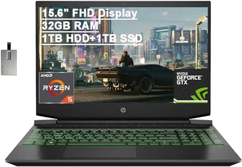 HP 2021 Pavilion 15.6" FHD Gaming Laptop