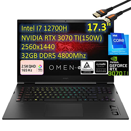 HP OMEN 17.3" Gaming Laptop - 12th Gen Intel Core i7-12700H