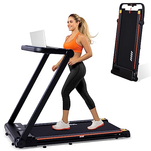 HUAGEED 4 in 1 Treadmill with Desk Workstation
