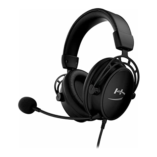 HyperX Cloud Alpha Pro Wired Stereo Gaming Headset for PC PS4 Xbox One -Black (Renewed)