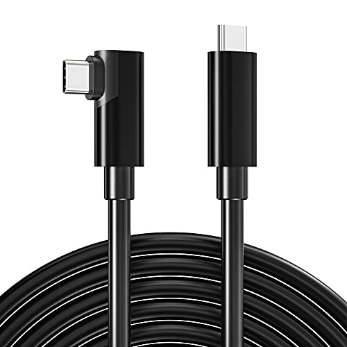 iChanko C to C Cable 3.0: 16.5ft USB C to Type C Cable 90 Degree