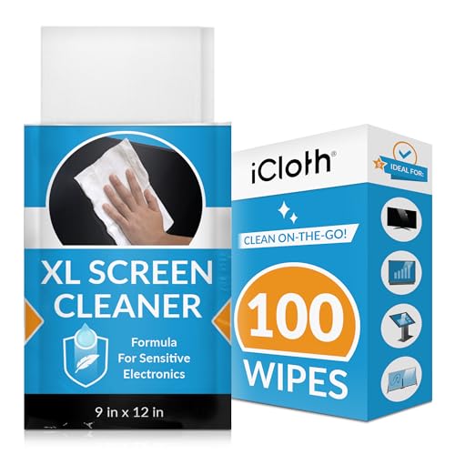 iCloth TV Screen Cleaner Wipes